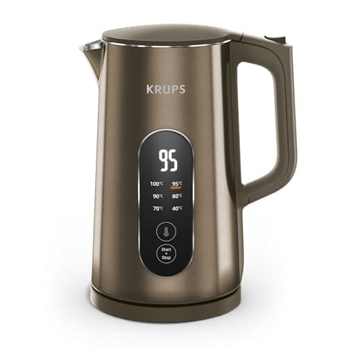 Krups Selection, Electric kettle, 6temperature, Real-time display, 30minutes warm keep, BW871FF0, Lioness - Image 3