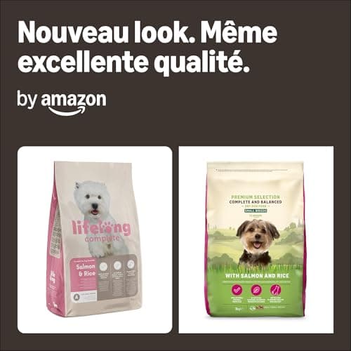 by Amazon Complete Croquettes Complètes Pour Chiens Adultes, Saumon Et Riz, 3 kg (Lot de 1) (Anciennement une marque Lifelong, même produit) - Image 5