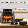 Air Fryer Silicone Mould for Ninja AF140EU 4.7L Pro Deep Fryer, 5 Pieces Reusable Square Fryer Mould for Ninja AF180EU 6.2L Silicone Liners for Foodi Max 2 Compartments - Image 5