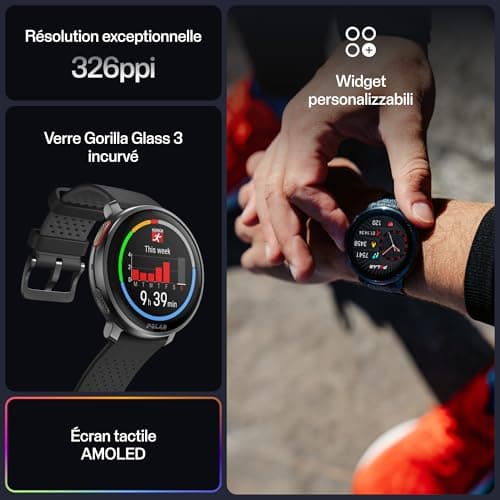 Polar Vantage V3, Montre Sport avec GPS, Cardiofréquencemètre de Pointe, Autonomie prolongée, Montre connectée Hommes et Femmes, Cartes Hors Ligne, Montre Running, Montre Triathlon - Image 4