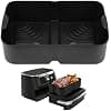 HOTUT Silicone Air Fryer for Ninja AF500EU, 10.4L Silicone Air Fryer Mat, Reusable Airfryer Accessories, Airfryer Mould Compatible with Ninja Foodi Flex Drawer AF500EU - Built-in - Image 2