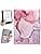 HoYiXi Universal Case for 6-6.8 Inch Pocketbook/Tolino/Sony E-Book Reader 6.8 Inch Kindle Paperwhite/6 Inch New Kindle 2022 & 2019/Kobo Clara HD/Kobo Clara 2E Case, Dali Pink - Image 2