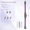 Foldable Telescopic Tube Compatible with Dyson V7 V8 V10 V11 V15 Cordless Vacuum Cleaner, Upgraded Quick Release Aluminum Tube for Under Bed Cleaning Sofa Table (Purple) - Image 6