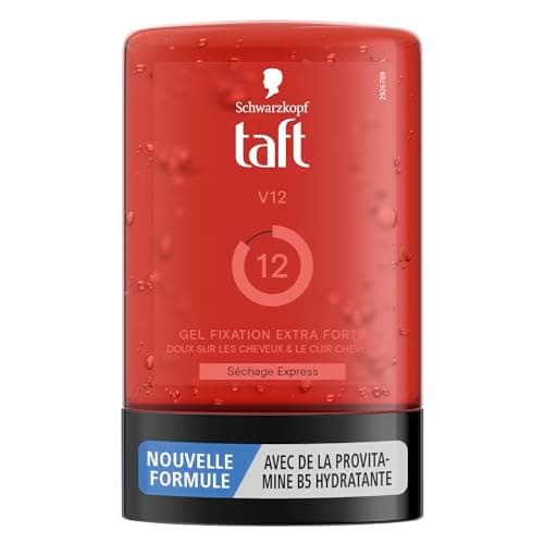 Taft - Schwarzkopf - Styling Tube Gel - Gel V12 - Express Drying - Extra Strong Hold - Gentle on Hair and Scalp - No Sticky Effect - Formula Provitamin B5-250ml - Image 2