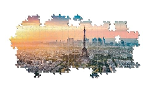 Clementoni | Puzzle Paris 1000 Pieces for Adults | European City Panorama 98 x 33 cm | Poster Included | Recycled Materials | Relaxing Game Relaxing Collection - Image 5