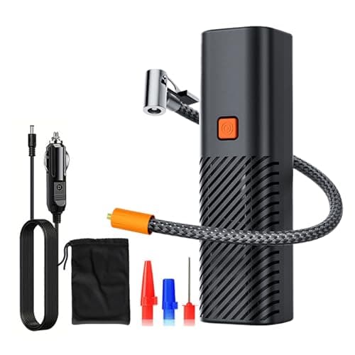 Gonfleur de Pneu Automobile,Compresseur Gonfleur pour Roues | Pompe à Air pour Pneus avec Affichage Temps Réel | pour Voiture, Moto, SUV, Camping-car et Véhicules - Image 2