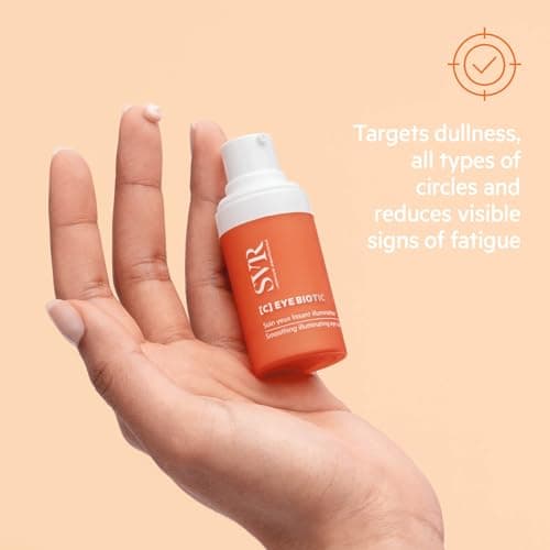 SVR – [C] Eye Biotic – Soin Yeux Lissant Illuminateur – Corrige cernes pigmentaires et vasculaires, lisse rides et ridules – Pour peaux sensibles – Vitamine C 5%, Peptide, Probiotiques – 15 ml - Image 4