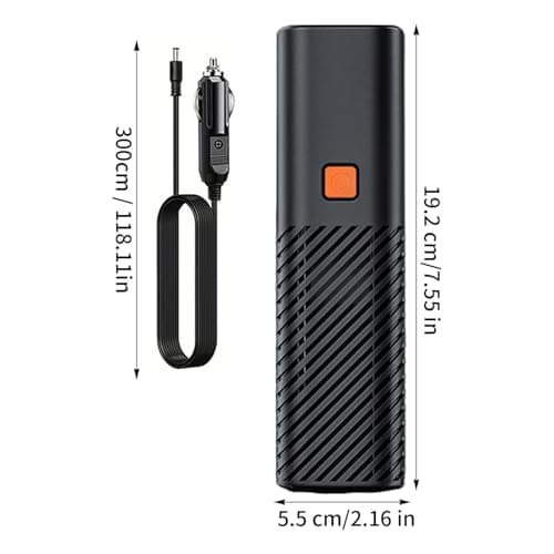 Gonfleur de Pneu Automobile,Compresseur pour Voitures | Pompe à Air pour Pneus,Pour Conduite Extérieure et Déplacements Vélo Véhicule Camion Moto SUV Camping-Car Voyage - Image 7