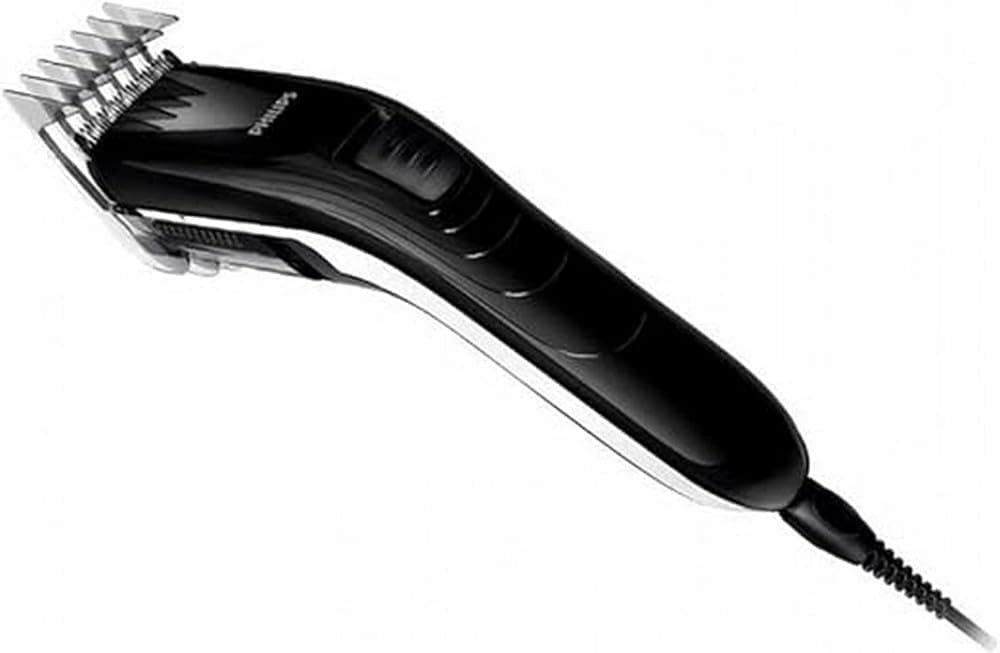 Philips Hair Clipper, Stainless Steel Blades, 11 Cutting Heights, Mains Operated (Model QC5115/15)