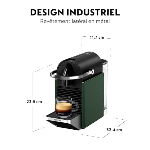 Nespresso Coffee machine Krups Pixie Dark Green YY5291FD - Image 6