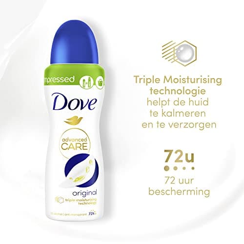 Dove Deodorant Spray Compressé Anti-Transpirant Advanced Care Ori - Le flacon de 100ml - Image 5
