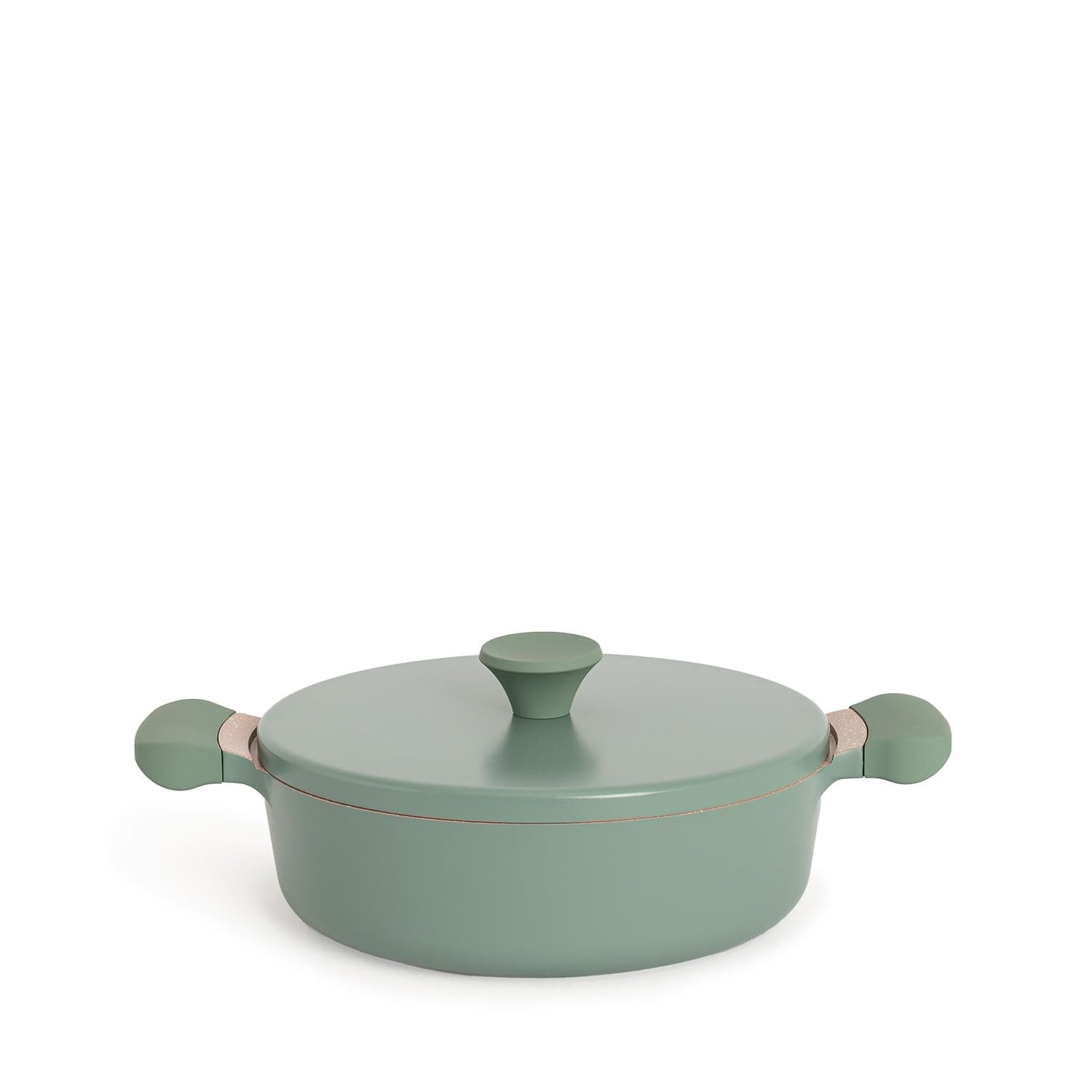 CREATE /POT STUDIO/Cast Aluminium Frying Pan Ø26cm with Ceramic Coating, Sage Green/Non-Stick Coating, for Induction, Gas, Ceramic, Electric and Halogen, PTFE and PFOA Free - Image 1