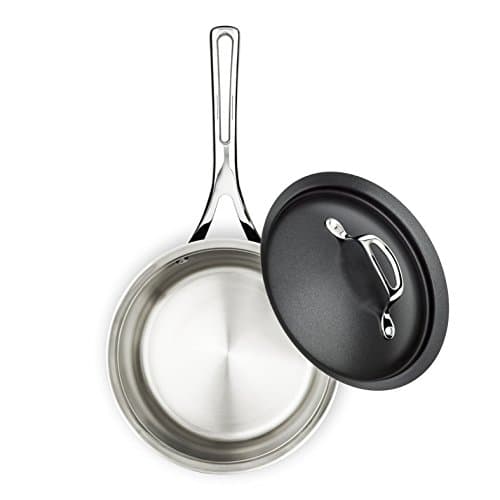 Tefal E7552444 Experiment Saucepan and Lid for All Heat Sources Including Induction, Aluminium, Black, 20 cm, 44.7 x 38 x 15.5 cm - Image 3