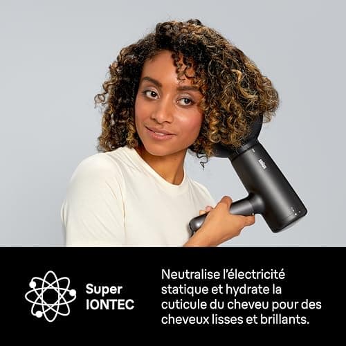 Braun HD4.2 Hair Dryer, High Performance Hair Dryer with Diffuser and Concentrator, Super IONTEC Technology, 2100W HTDC Motor with 3 Heat Modes and 3 Speed Modes, BRHD425E - Image 8