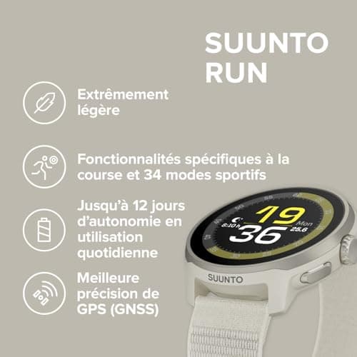 SUUNTO Run Women's Running Watch, 1.32 Inch AMOLED Touch Screen, Multisports, Activity Tracker, Bi-Band GPS, Heart Rate / Sleep Tracking, Running, 12 Days of Battery Life, Music - Image 3