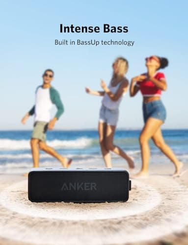 Soundcore Anker 2 Enceinte Bluetooth, Enceinte Bluetooth Puissante sans Fil avec Basses Puissantes, Autonomie de 24 Heures, Porté de 20 m, Etanche Waterproof IPX7 et Microphone Intégré - Image 7