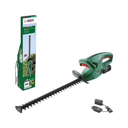 Bosch EasyHedgeCut 18-45 1 Cordless Hedge Trimmer (1 Battery, 2.0 Ah System, 18 Volts, Blade Length 45 cm, in Carton Packaging) - Image 2