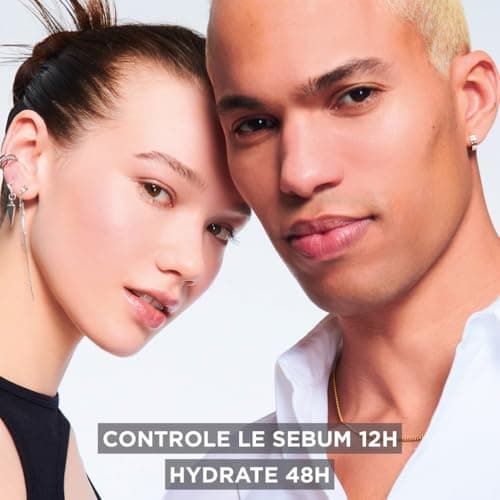 Garnier Pure Active - Air Cream - Soin Matifiant Quotidien - Enrichie en AHA + BHA & en Charbon - Hydrate 48h & Matifie 12h* - Peaux Mixtes à Grasses à Tendance Acnéique - 50 ml - Image 4
