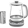 Tefal BJ551B10 Tastea Tea Maker, 8 Temperature Settings, 1.5L Capacity, Removable Stainless Steel Tea Basket, Keep Warm, Durable Glass Body, Grey/White - Image 4