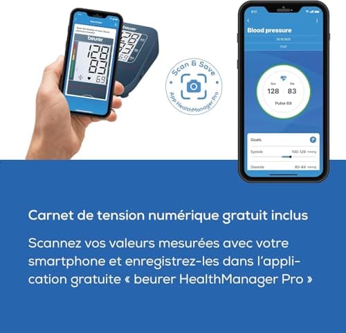 Beurer BM 25 Arm Blood Pressure Monitor, Simple One-Button Operation, Accurate Measurement, Arrhythmia Detection, USB-C Port, Armband 22-42cm, Data Transfer to Apple Health and More - Image 7