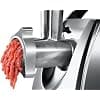 Bosch ProPower MFW68640 Multipurpose Meat Grinder - Up to 10 Pounds of Meat Per Minute - Sausage Garnisher - 7 Accessories for Grating, Mincing and More - 2200W Watt, Black - Image 4