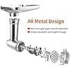 Metal Meat Grinder with Pusher and 3 Stuffing Tubes for Sausages, Durable Extension Fits All KitchenAid Models - Image 7