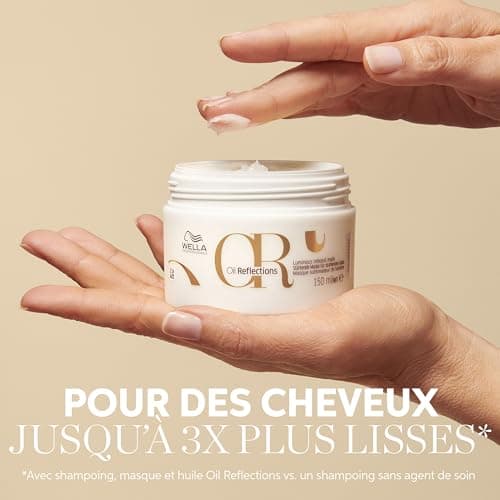 Wella Professionals OIL REFLECTIONS Masque nourrissant sublimateur de lumière – pour des cheveux lumineux et lisses - Image 4