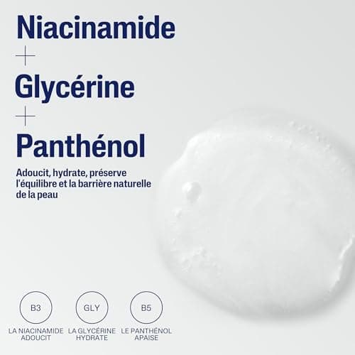 Cetaphil lotion nettoyante, 470ml, lotion nettoyante visage et corps, peaux sensibles sèches à normales, Niacinamide, Panthénol et de la Gycérine hydratante, sans savon - Image 8