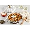 Le Creuset Enamelled Cast Iron Pumpkin Casserole Dish, 2.6 Litre, Olive - Image 3