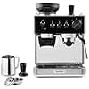 Barista Classic Breville Espresso Machine - Coffee Bean Maker with Built-in Coffee Grinder and Milk Frother - Italian Pump 15 Bars - Black and Silver - Vcf186X - Image 8
