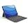 Logitech Combo Touch for iPad Pro 12.9-inch (5th, 6th Generation: 2021, 2022) Removable Backlit Keyboard with Stand, Click-Anywhere Touchpad, Smart Connector, French AZERTY - Grey - Image 2