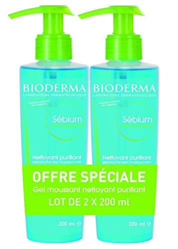 SÉBIUM Gel moussant – Lot de 2 x 200ml | Nettoie et purifie en douceur – Limite la sécrétion du sébum | Peaux sensibles mixtes à grasses - Image 2