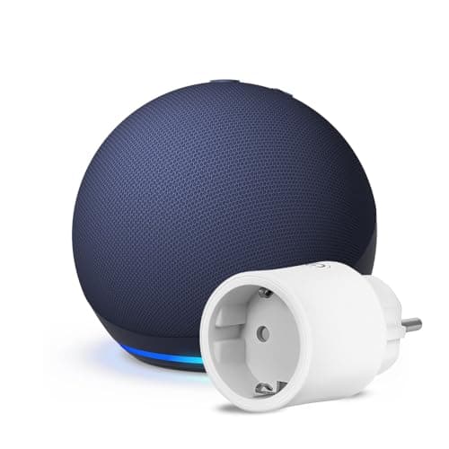 Echo Dot (5e génération) | Bleu marine + OSRAM SMART+ Prise intelligente avec Matter, Fonctionne avec Alexa - Kit de démarrage Maison connectée - Image 2