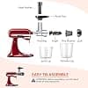 Gdrtwwh Slow Juicer Fruit and Vegetable Juicer Juicer for All KitchenAid Blenders - Juicer Accessory - Image 4