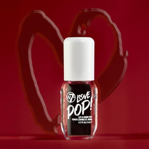 W7 Pop Duo Makeup Gift Set - Love Pop Lip & Cheek Tint + Light Pop Liquid Highlighter - Buildable Color Juicy Tint & Glow - 2 x 5ml - Image 6