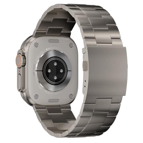 Titanium Band for Apple Watch ULTRA & ULTRA 2: 49mm Adjustable Magnetic Titanium Band for Apple Watch - Lightweight Magnetic Band for iWatch Apple Watch ULTRA 2 (49mm) - Image 4