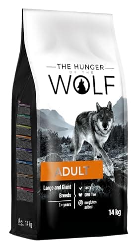 The Hunger of Wolf Croquettes pour chiens adultes de races de très grande taille, formule au poulet pour une meilleure santé articulaire, 14 kg - Image 2