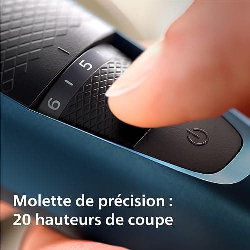 Philips Series 3000 - Tondeuse à barbe électrique pour homme avec tondeuse à barbe de précision, système de guide de coupe, 90 min d'autonomie et charge de 1 heure (modèle BT3238/15) - Image 5