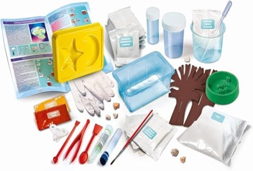 Clementoni | Science & Game – Mega Crystals for Kids 8+ | Colorful and Phosphorescent Crystallization Kit with 3D Tree, Molds and Chemicals | Chemistry and Minerals Educational Game - Image 6