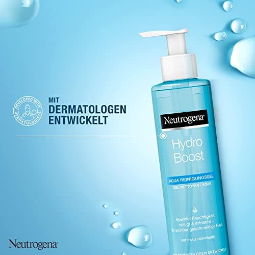 Neutrogena Hydro Boost Aqua Gel nettoyant/Lotion Gel légère avec Acide hyaluronique et glycérine / 200 ML - Image 7