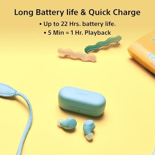 Sony WF-C510 TWS Wireless Bluetooth Earbuds, Mic, Ambient Sound, Small and Comfortable, IPX4, Fast Charging, Multipoint Connectivity, Custom Equalizer - Image 5