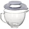 Gdrtwwh Glass Bowl Accessory for KitchenAid 4.3-4.8L Stand Mixer Dishwasher Safe (Glass Bowl + Lid) - Image 2