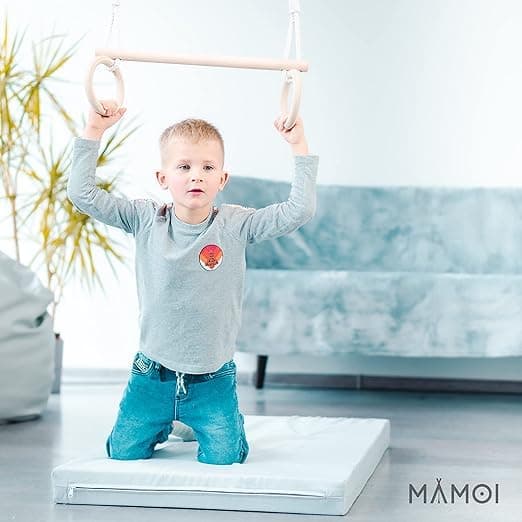 MAMOI® Tapis de gymnastique pour enfant, tapis de jeu bébé, tapis d’éveil et motricité, tapis de sol pour chambre bébé et salle de jeux, jeu éducatif - Image 7