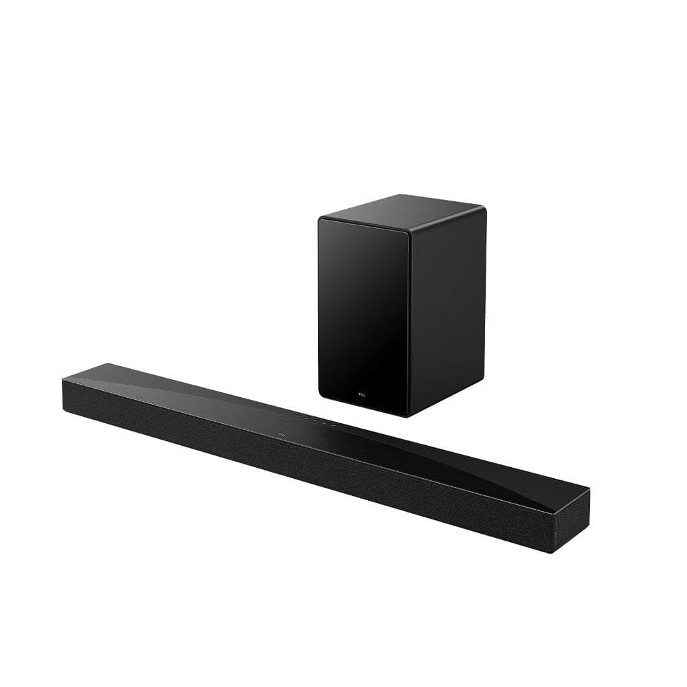 TCL Q65H 5.1 Soundbar with Dolby Atmos and Ray-Danz Technologies AI Sound Adaptation - Maximum Power 580W - Works with Apple Airplay - HDMI eARC 2.1 and Passthrough HDMI - Bluetooth 5.3