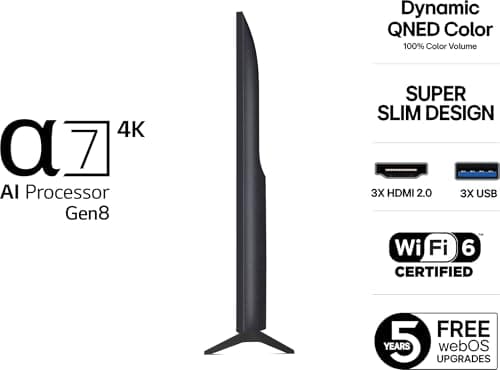LG TV 43QNED70A6A (2025) 43" QNED 4K UHD - Image 8