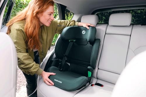 Maxi-Cosi Rodifix R i-Size, ISOFIX Car Seat, 3-12 Years, 100-150 cm, ClimaFlow Technology, G-CELL Side Impact Protection, Adjustable Height, Quick and Easy Buckle, Authentic Green - Image 7