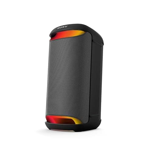 Sony SRS-XV500 - Enceinte Party Box pour la fête sans fil Bluetooth avec son puissant et MEGA BASS- Autonomie de 25 heures, portable, éclairage LED, Party Connect, IPX4, prises Karaoke Mic/Guitar-Noir - Image 2