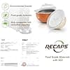 Foli 120 Pcs 62mm Aluminum Capsule Lids Reusable Capsule Lids Coffee Leaf Seal Compatible with Nespresso Vertuo Capsules - Image 6