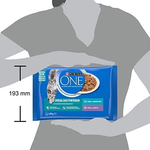 Purina ONE Cat Thinned in Sauce Meal for Adult Cats Calf/Tuna 4 x 85g - Image 7