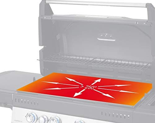 Campingaz LD Plus Class 4 Gas Grill, 4 Burners, Power 12.8kW, InstaClean Easy Cleaning System, Double Enamelled Cast Iron Grill and Griddle, 2 Side Shelves - Image 5
